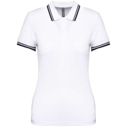 Kariban KA273 LADIE'S 2 STRIPED SHORT SLEEVED POLOSHIRT L