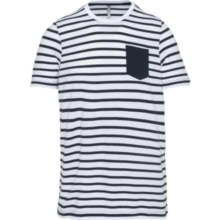 Kariban KA379 KIDS' STRIPED SHORT SLEEVE SAILOR T-SHIRT WITH POCKET 6/8