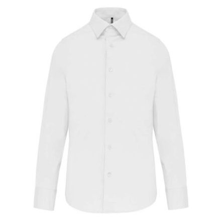 Kariban KA529 LONG-SLEEVED COTTON/ELASTANE SHIRT S