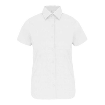 Kariban KA532 LADIES' SHORT-SLEEVED COTTON/ELASTANE SHIRT XS