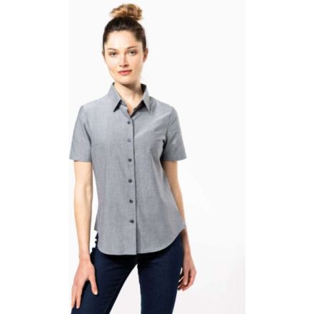 Kariban KA536 LADIES' SHORT-SLEEVED OXFORD SHIRT XS