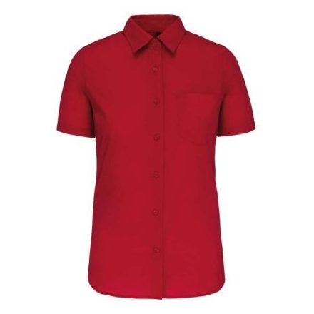 Kariban KA544 LADIES' SHORT-SLEEVED COTTON POPLIN SHIRT L