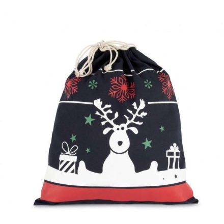 Kimood KI0735 DRAWSTRING BAG WITH CHRISTMAS PATTERNS U