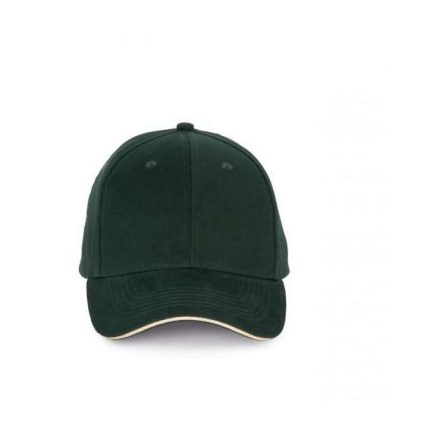 K-UP KP185 CAP WITH CONTRASTING SANDWICH PEAK - 6PANELS U