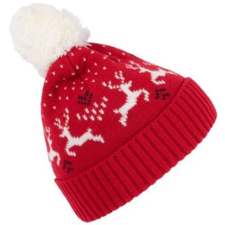 K-UP KP512 WINTER BEANIE WITH REINDEER DESIGN U