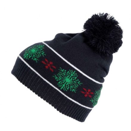 K-UP KP558 BEANIE WITH CHRISTMAS PATTERNS U