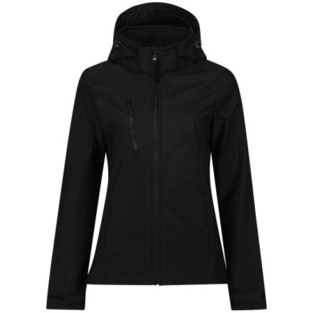 Regatta RETRA702 WOMEN'S VENTURER 3 LAYER HOODED PRINTABLE SOFTSHELL JACKET 10