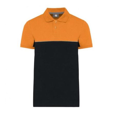 Designed To Work WK210 UNISEX ECO-FRIENDLY TWO-TONE SHORT SLEEVE POLO SHIRT 2XL