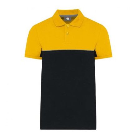 Designed To Work WK210 UNISEX ECO-FRIENDLY TWO-TONE SHORT SLEEVE POLO SHIRT 2XL