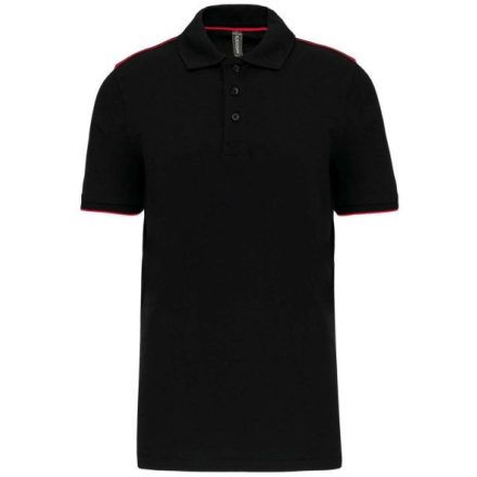 Designed To Work WK270 MEN'S SHORT-SLEEVED CONTRASTING DAYTODAY POLO SHIRT L