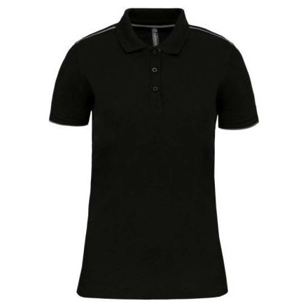 Designed To Work WK271 LADIES' SHORT-SLEEVED CONTRASTING DAYTODAY POLO SHIRT L