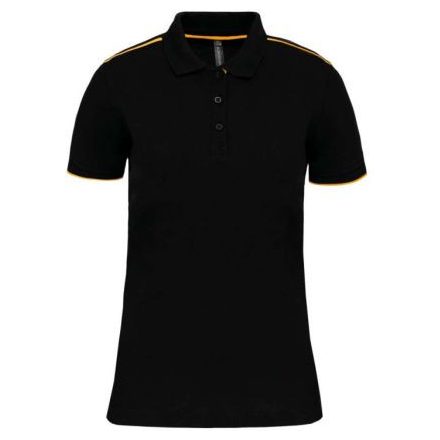 Designed To Work WK271 LADIES' SHORT-SLEEVED CONTRASTING DAYTODAY POLO SHIRT L